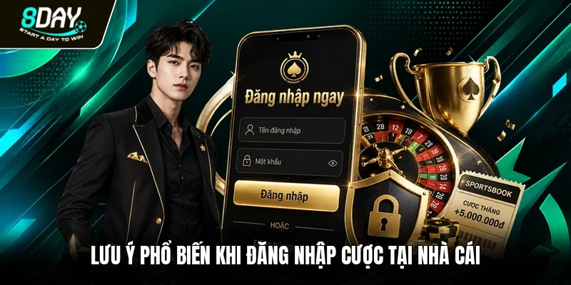 Lưu ý phổ biến khi đăng nhập cược tại nhà cái